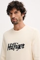 Tommy Hilfiger sweter bawełniany beżowy MW0MW41647