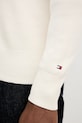 Bavlnený sveter Tommy Hilfiger MW0MW41948 béžová