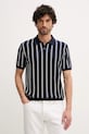 Tommy Hilfiger polo bawełniane regular granatowy MW0MW41949