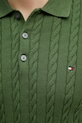 Tommy Hilfiger sweter bawełniany MW0MW41955 zielony