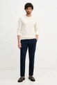Tommy Hilfiger sweter bawełniany MW0MW41643 beżowy SS26