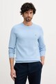 Tommy Hilfiger sweter bawełniany wzorzyste niebieski MW0MW41643