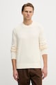 Tommy Hilfiger sweter bawełniany bawełna beżowy MW0MW41653