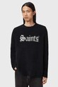 Odzież AllSaints sweter z dodatkiem wełny M053KD czarny