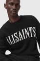 AllSaints sweter z dodatkiem alpaki czarny M044KD