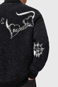 Odzież AllSaints kardigan z dodatkiem alpaki M056KD czarny