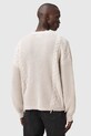 Πουλόβερ με προσθήκη μαλλιού AllSaints M031KD μπεζ SS26