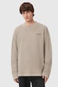 AllSaints sweter bawełniany bawełna beżowy M017JD