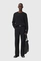 AllSaints sweter z dodatkiem wełny M028KD czarny