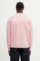 Clothing Drôle de Monsieur woolen cardigan Slogan Rose J.CA166.WO007.LPI pink