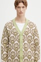 Drôle de Monsieur cotton cardigan Cardigan Tapisserie Florale green J.CA175.CO147.LPI