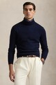 Polo Ralph Lauren sweter z dodatkiem wełny średniej grubości granatowy 710955907
