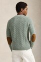 Πουλόβερ με προσθήκη μαλλιού Polo Ralph Lauren 710979095 πράσινο SS26