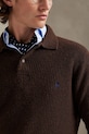 Polo Ralph Lauren sweter z dodatkiem wełny brązowy 710979110