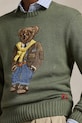 Дрехи Памучен пуловер Polo Ralph Lauren 710P04282 зелен