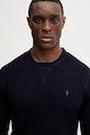 Polo Ralph Lauren sweter z dodatkiem wełny granatowy 710P04307