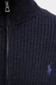 Polo Ralph Lauren kardigan bawełniany 710P04444 granatowy