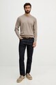 Armani Exchange sweter z dodatkiem wełny XM002825.AF10348 beżowy SS26