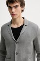 Marc O'Polo kardigan bawełniany szary 620501661004