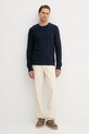 Joop! sweter bawełniany 30100011 granatowy SS26