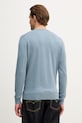 Odzież Hackett London sweter z dodatkiem jedwabiu HM7000114 niebieski