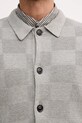 Barbour kardigan bawełniany Falton MKN1701 szary