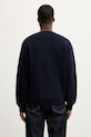 Abbigliamento Carhartt WIP maglione con lana Bishop Sweater I035591.1CXX blu navy