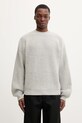 Carhartt WIP maglione con lana Bishop Sweater girocollo grigio I035591.3GEXX