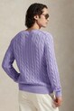 Polo Ralph Lauren sweter bawełniany 5/1 ROVING COTTON 710775885531 fioletowy SS26