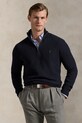 Polo Ralph Lauren sweter bawełniany 32/2 COTTON gładkie granatowy 710932304001