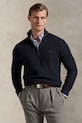 Polo Ralph Lauren sweter bawełniany 32/2 COTTON gładkie granatowy 710932304001