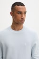 Calvin Klein sweter męski bawełniany niebieski LV04LF304G
