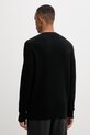 Ρούχα Calvin Klein πουλόβερ ανδρικό βαμβακερό LV04LF304G μαύρο