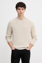Emporio Armani sweter męski bawełniany beżowy EM005524.AF25256