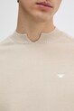 Emporio Armani sweter męski bawełniany EM005524.AF25256 beżowy