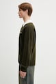 Вовняний светр Axel Arigato Sonny Polo Sweater A3721001 зелений SS26