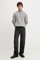 Levi's sweter bawełniany LIGHTWEIGHT HM QUARTER ZIP 0058U szary SS26