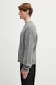 Πουλόβερ με προσθήκη μαλλιού Heliot Emil SS26PRE.M.07.087.ST18 γκρί SS26