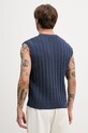 Odzież Sisley kamizelka męska z bawełną 11E2S104P granatowy