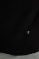 Sisley sweter bawełniany 1VWXS104Q czarny