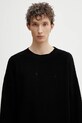 MM6 Maison Margiela sweter bawełniany czarny SH0HL0037.M13220.900