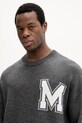 MM6 Maison Margiela sweter z dodatkiem wełny szary SH0HL0039.M13206.855M