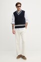 United Colors of Benetton kamizelka męska 1ZHHK401N granatowy SS26
