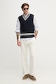 United Colors of Benetton kamizelka męska 1ZHHK401N granatowy SS26
