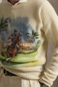Polo Ralph Lauren Πουλόβερ ανδρικό κασμίρι μπεζ 710B24337