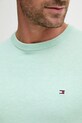 Tommy Hilfiger sweter męski bawełniany MW0MW39999. zielony