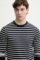 Tommy Hilfiger pulover bărbătesc din bumbac bleumarin MW0MW39999.
