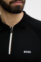BOSS Green pulover moški 50558354 črna