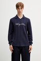 Filling Pieces Football Jersey sweter męski z wiskozą granatowy 412674500148.150