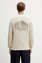 Odzież Filling Pieces Football Jersey sweter z wiskozą męski 412674500148.292 beżowy